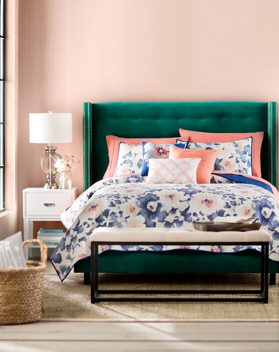 Glam Bedroom Design Photo By Wayfair Catalog | Wayfair